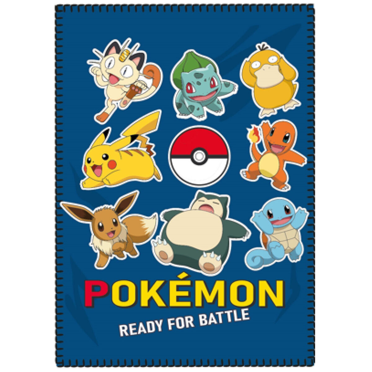 Blanket PokÃ©mon Pikachu 100 x 140 cm Multicolour Polyester