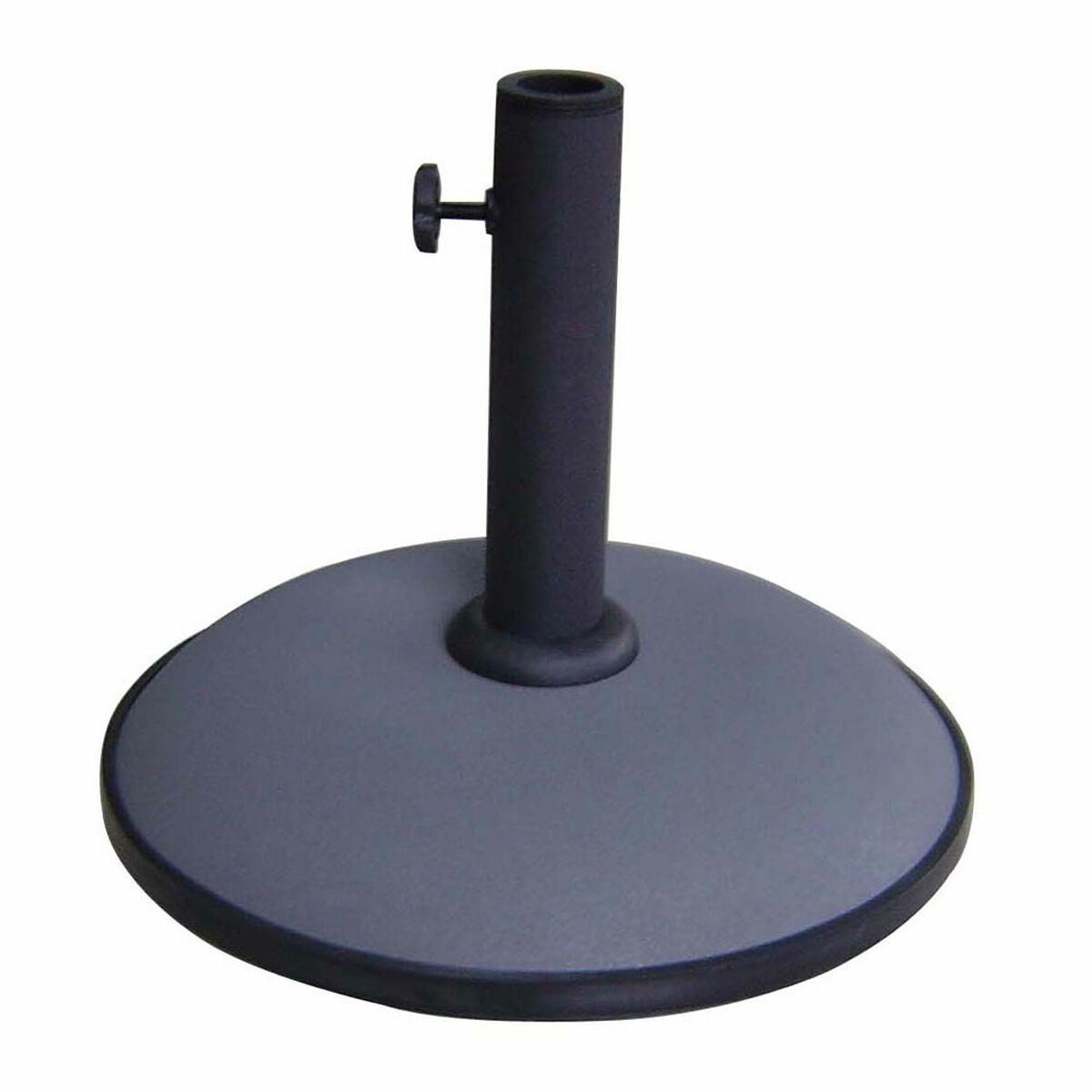 Marbueno Round Umbrella Base Cement 36×29.5 cm 11KG Grey Garden, Pool, Terrace 10442