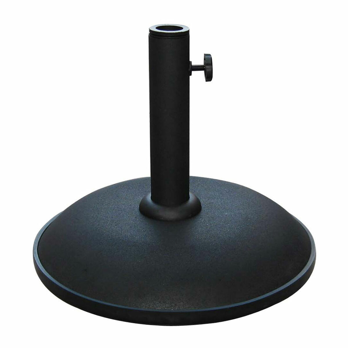 Marbueno Base Umbrella Round Cement 36×29.5 cm 11KG Black Garden, Pool, Terrace 10444