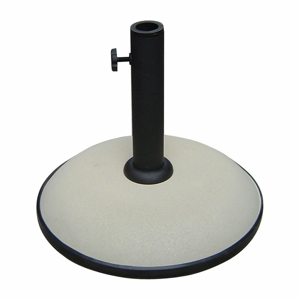 Marbueno Round Umbrella Base Cement 36×29.5 cm 11KG White Garden, Pool, Terrace 10445