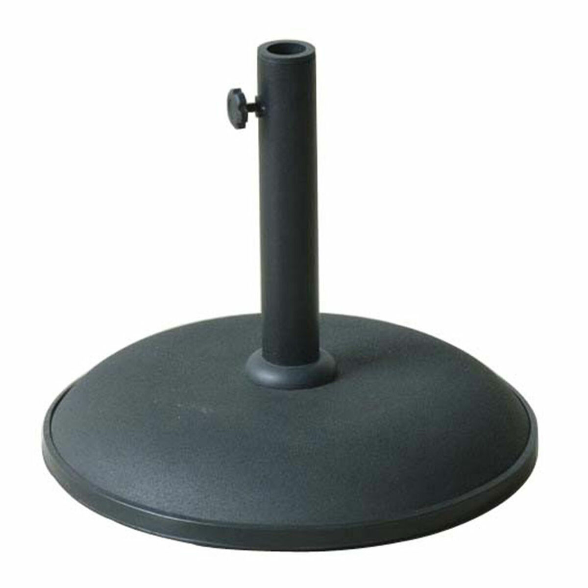 Marbueno Round Umbrella Base Cement 41.5×35 cm 15KG Black Garden, Pool, Terrace 10447