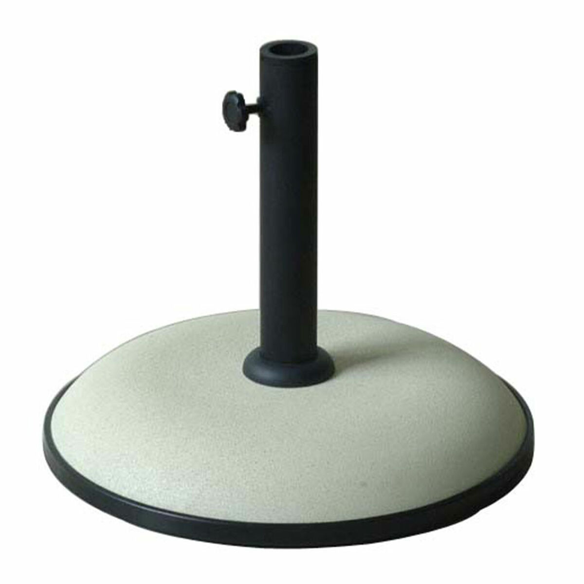 Marbueno Base Umbrella Round Cement 41.5×35 cm 15KG White Garden Pool Terrace 10448