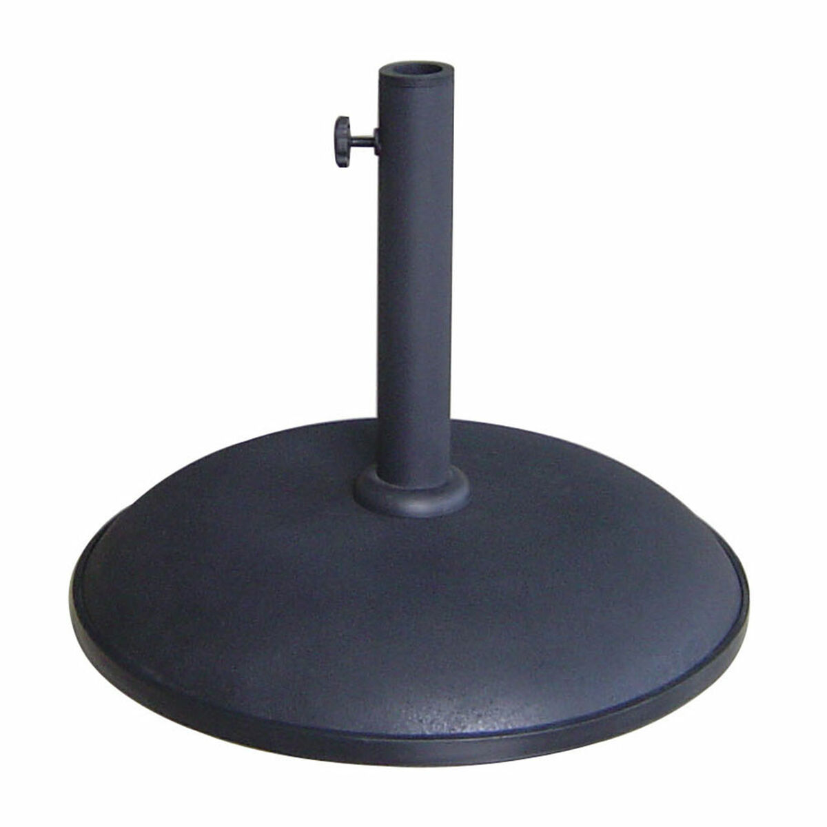 Marbueno Base Umbrella Round Cement 45×36 cm 20KG Black Garden, Pool, Terrace