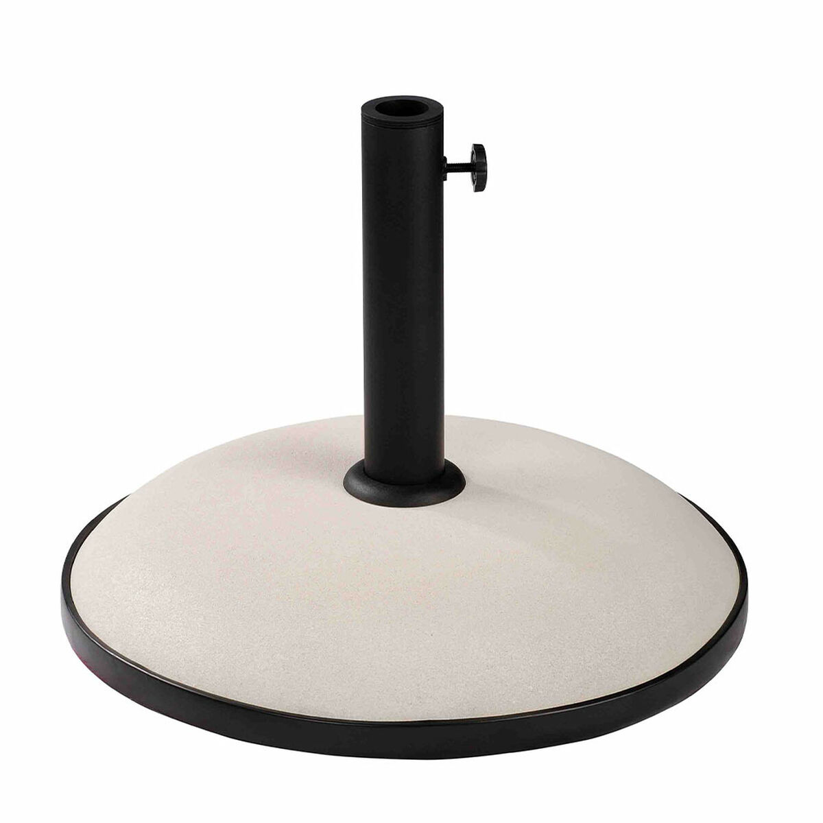 Marbueno Round Umbrella Base Cement 45×36 cm 20KG White Garden, Pool, Terrace 10451