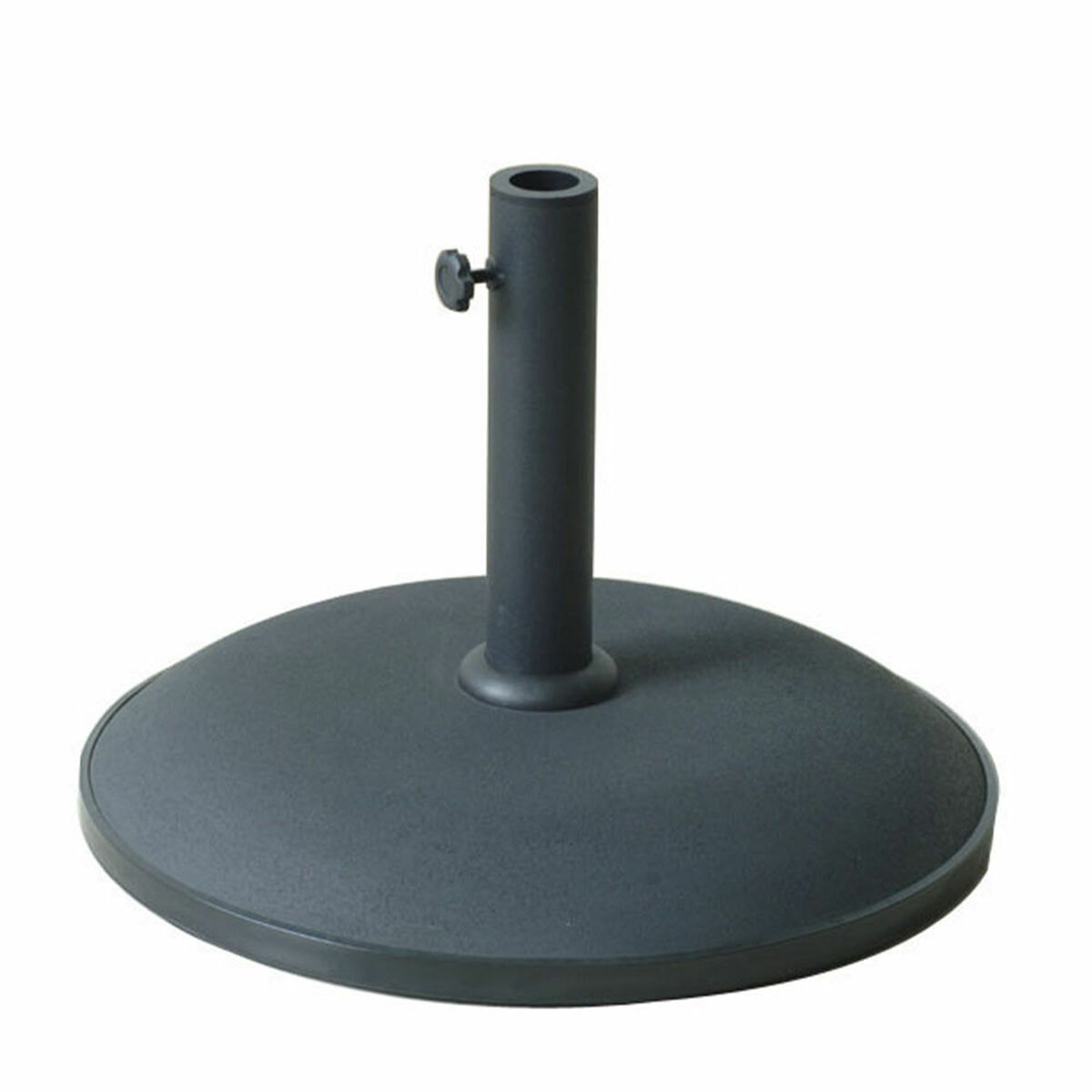 Marbueno Round Umbrella Base Cement 50×37 cm 25KG Black Garden, Pool, Terrace 10452