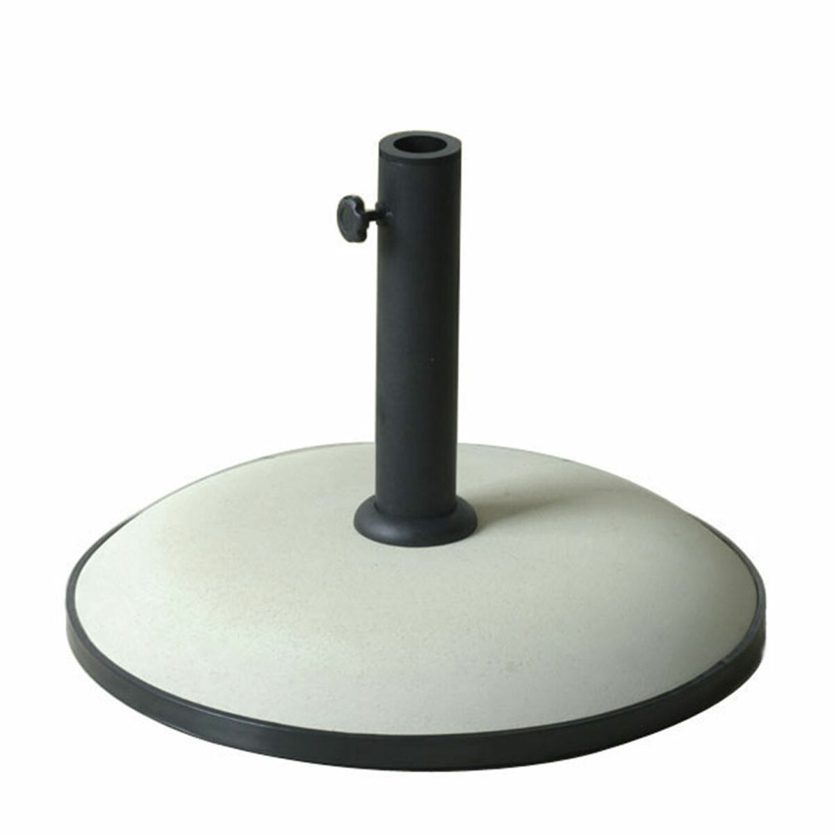 Marbueno Base Umbrella Round Cement 50×37 cm 25KG White Garden, Pool, Terrace 10453