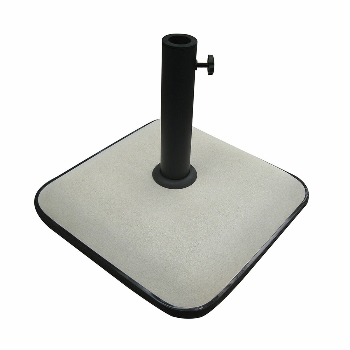 Marbueno Square Umbrella Base Concrete 45x45x7.3 cm 25KG White Garden Pool 10459 Marbueno Square Umbrella Base Concrete 45x45x7.3 cm 25KG White Garden Pool 10459