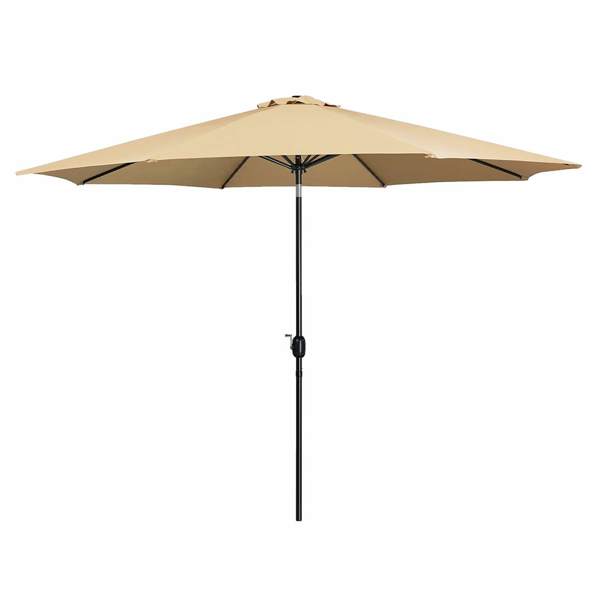 Marbueno Parasol Acero 8 Varillas 270 cm Poliéster Marrón JardÃn Piscina 10482 Marbueno Parasol Acero 8 Varillas 270 cm Poliéster Marrón JardÃn Piscina 10482
