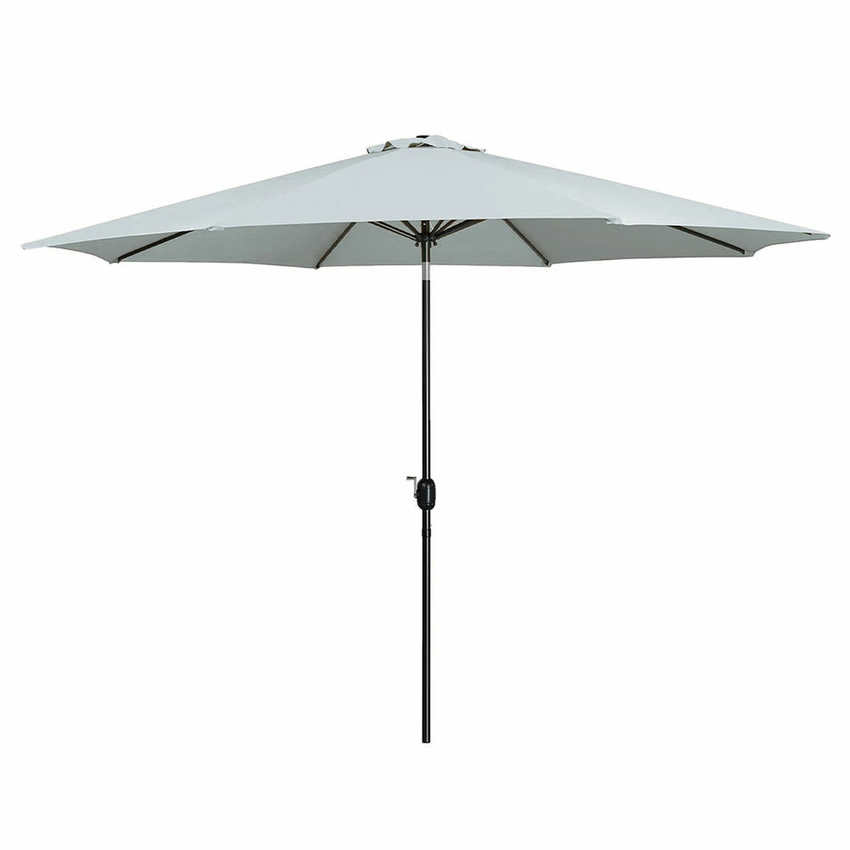 Marbueno Umbrella Steel 8 Ribs D270 cm Polyester White Garden, Pool, Terrace 10484 Marbueno Umbrella Steel 8 Ribs D270 cm Polyester White Garden, Pool, Terrace 10484
