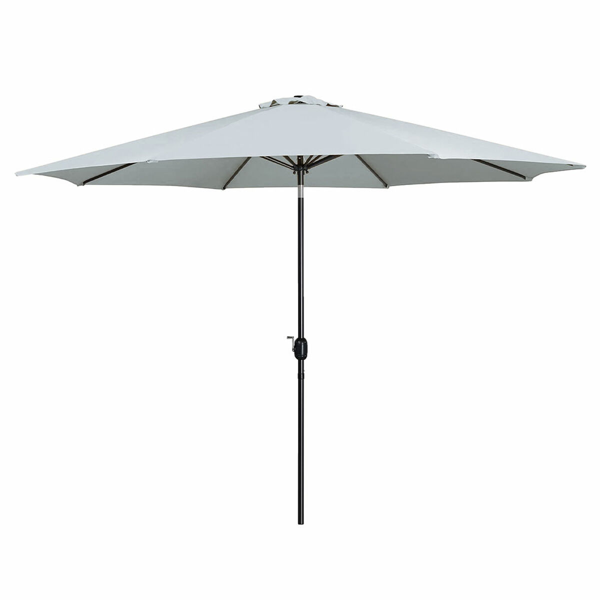 Marbueno Umbrella Steel 8 Ribs D300 cm Polyester White Garden, Pool, Terrace 10487 Marbueno Umbrella Steel 8 Ribs D300 cm Polyester White Garden, Pool, Terrace 10487