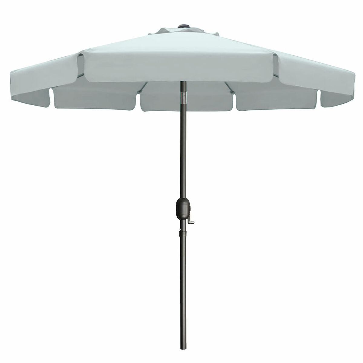 Marbueno Umbrella Steel 8 Ribs D300 cm Polyester White Garden, Pool, Terrace 10489