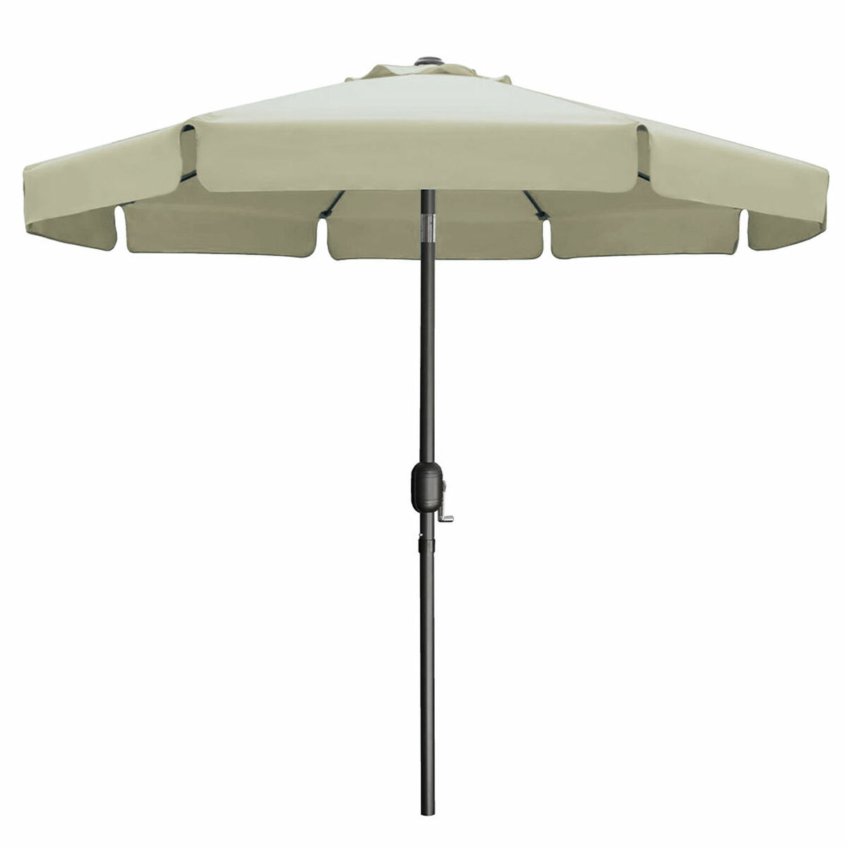 Marbueno Parasol Acero 8 Varillas D300 cm Poliéster Beige JardÃn, Piscina 10490 Marbueno Parasol Acero 8 Varillas D300 cm Poliéster Beige JardÃn, Piscina 10490