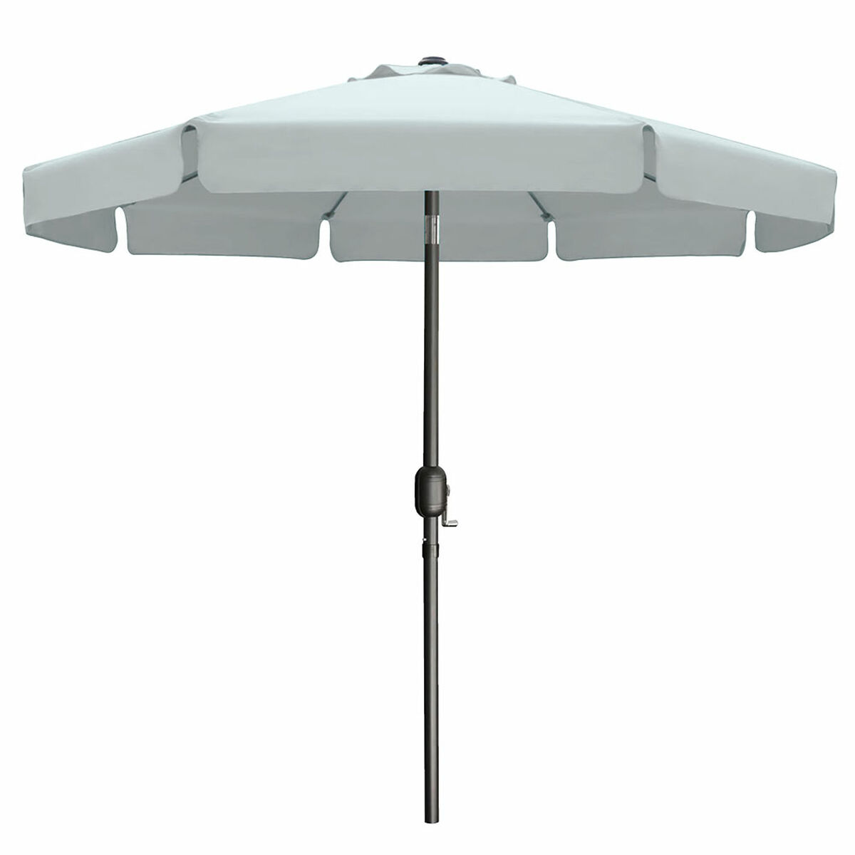 Marbueno Umbrella Steel 8 Ribs D300 cm Polyester White Garden, Pool, Terrace 10491 Marbueno Umbrella Steel 8 Ribs D300 cm Polyester White Garden, Pool, Terrace 10491