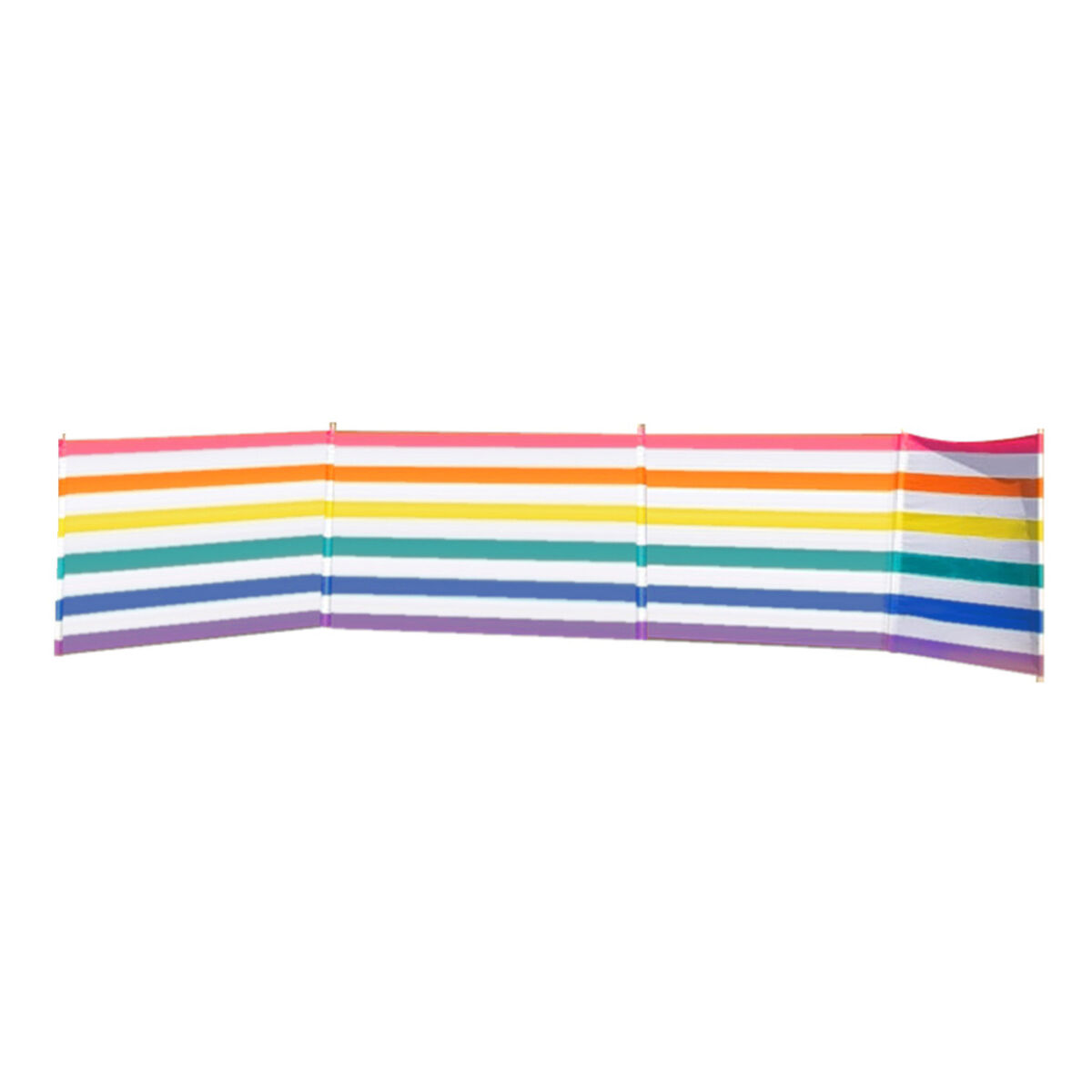 Windbreak 5 Poles Steel Polyester Color Stripes 480X80 cm Beach, Pool, Garden, Camping 10497 Windbreak 5 Poles Steel Polyester Color Stripes 480X80 cm Beach, Pool, Garden, Camping 10497