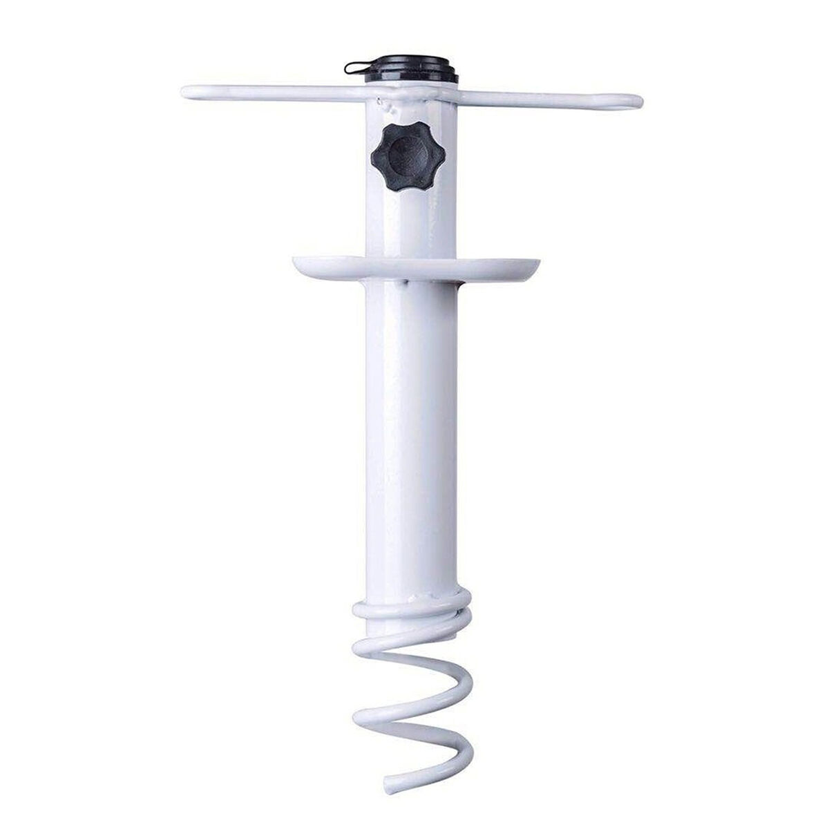 Marbueno Suction Parasol Spike Steel White 35.5x15x6 cm Beach and Garden 10506 Marbueno Suction Parasol Spike Steel White 35.5x15x6 cm Beach and Garden 10506