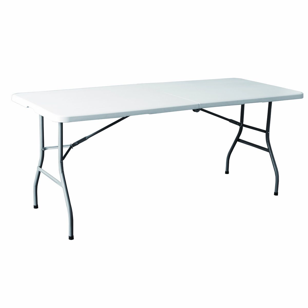 Marbueno Folding Table Resin White 180x74x74 cm Catering, Beach & Camping 10528