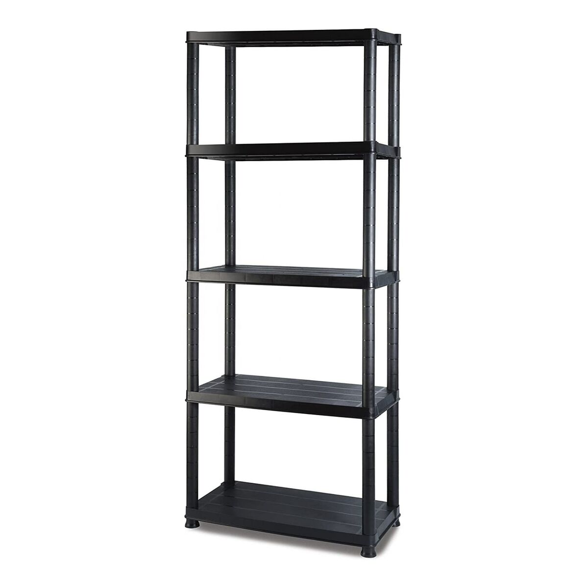 Marbueno Shelf 5 Shelves Black Plastic 61x31x171 cm Garden 10538 Marbueno Shelf 5 Shelves Black Plastic 61x31x171 cm Garden 10538