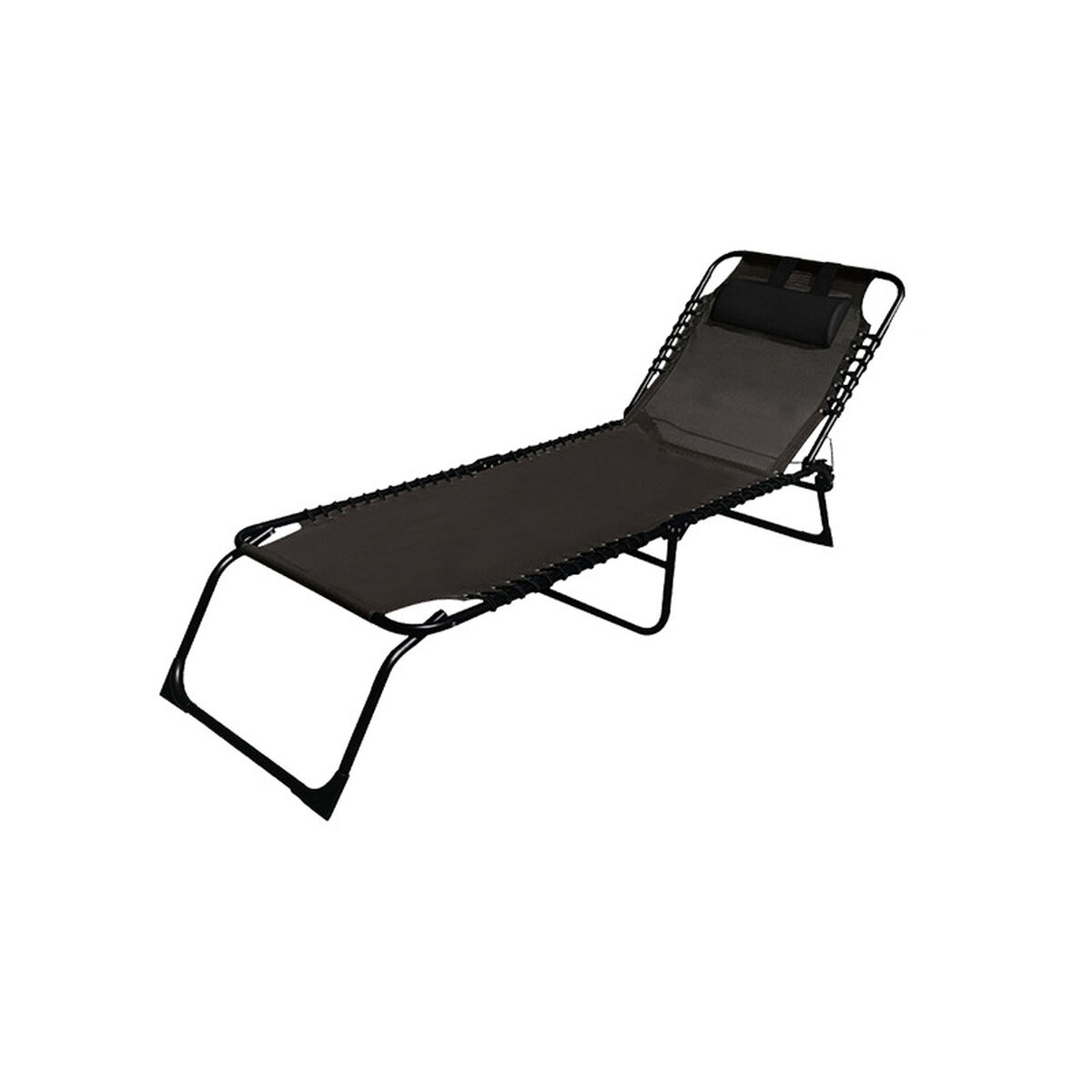 Sun-lounger Marbueno Black 190 x 27 x 58 cm Casual Sun-lounger Marbueno Black 190 x 27 x 58 cm Casual