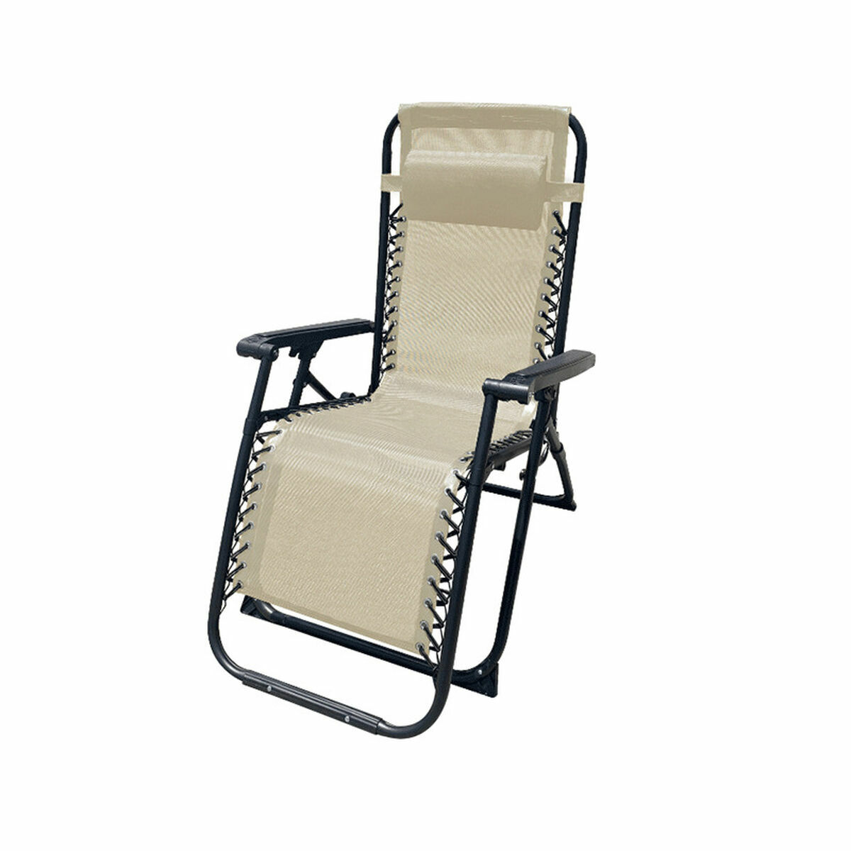 Folding Chair Marbueno Beige 90 x 108 x 66 cm Folding Chair Marbueno Beige 90 x 108 x 66 cm