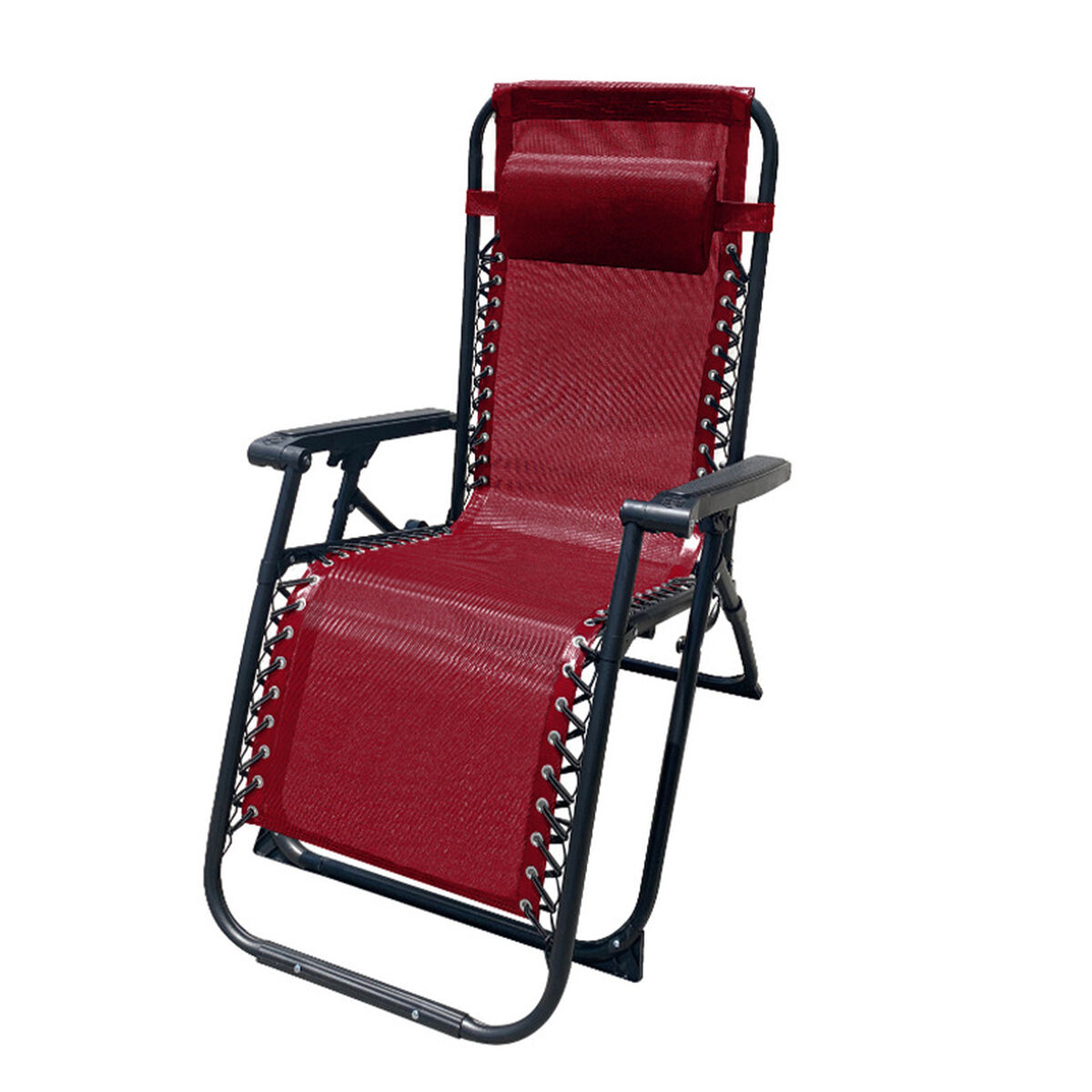 Folding Chair Marbueno Burgundy 90 x 108 x 66 cm Folding Chair Marbueno Burgundy 90 x 108 x 66 cm