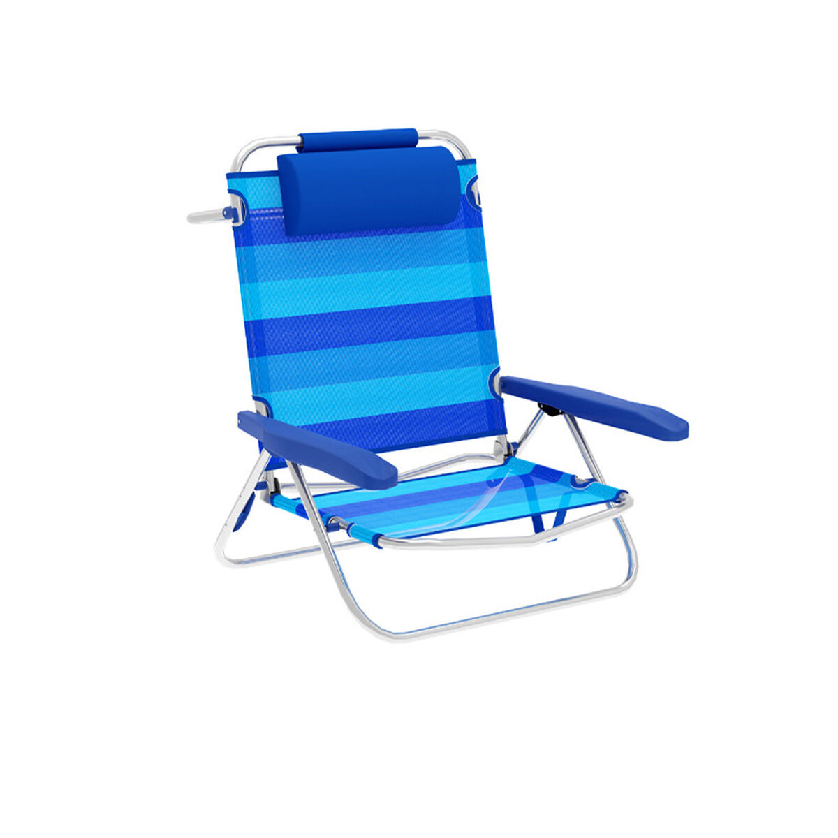 Folding Chair Marbueno Stripes Blue 61 x 82 x 68 cm Folding Chair Marbueno Stripes Blue 61 x 82 x 68 cm