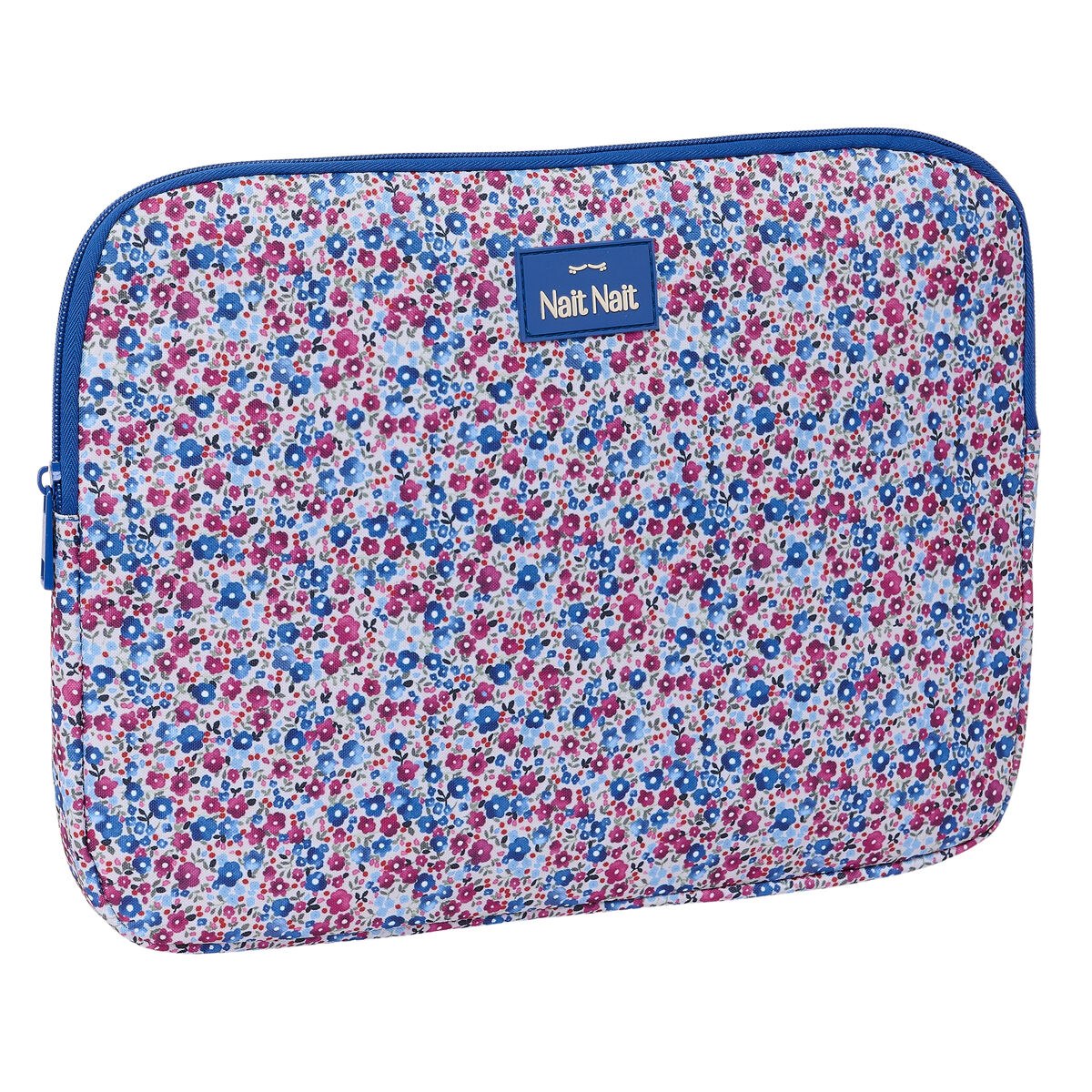 Laptop Cover Nait Nait Flores coimbra azul Blue 34 x 25 x 2 cm Laptop Cover Nait Nait Flores coimbra azul Blue 34 x 25 x 2 cm