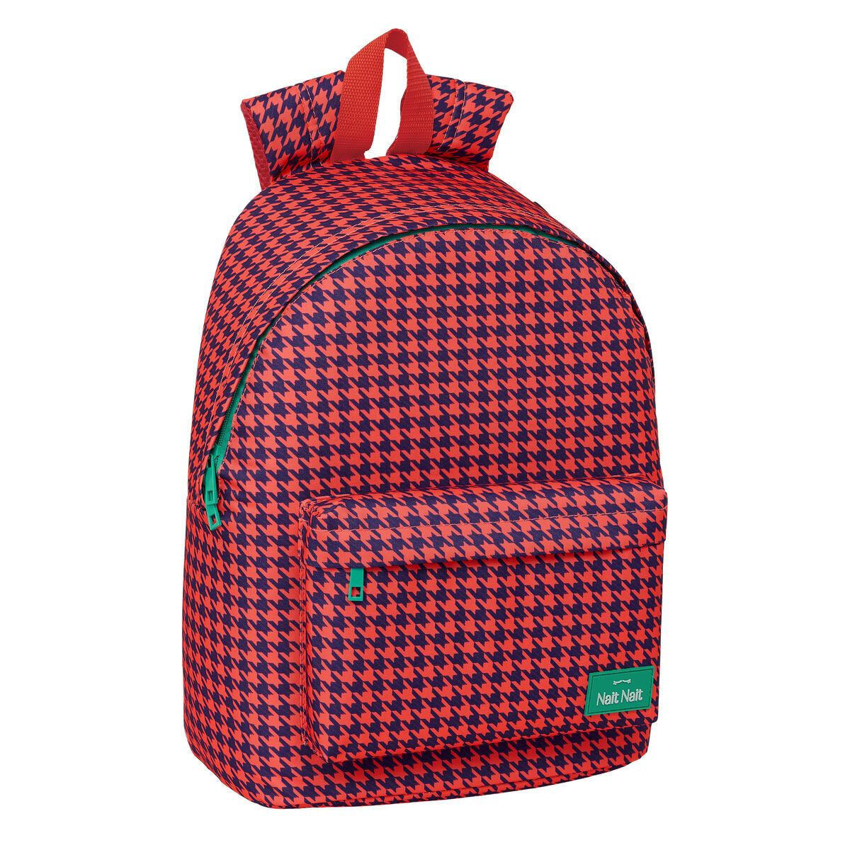 Laptop Backpack Nait Nait Pata de gallo coral Coral 31 x 41 x 16 cm Laptop Backpack Nait Nait Pata de gallo coral Coral 31 x 41 x 16 cm