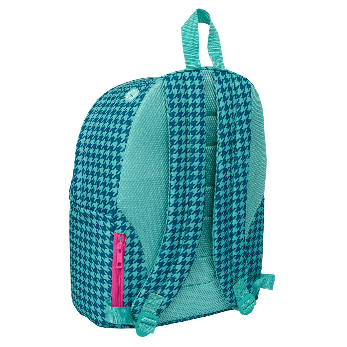 Laptop Backpack Nait Nait Pata de gallo verde Green 31 x 41 x 16 cm Laptop Backpack Nait Nait Pata de gallo verde Green 31 x 41 x 16 cm