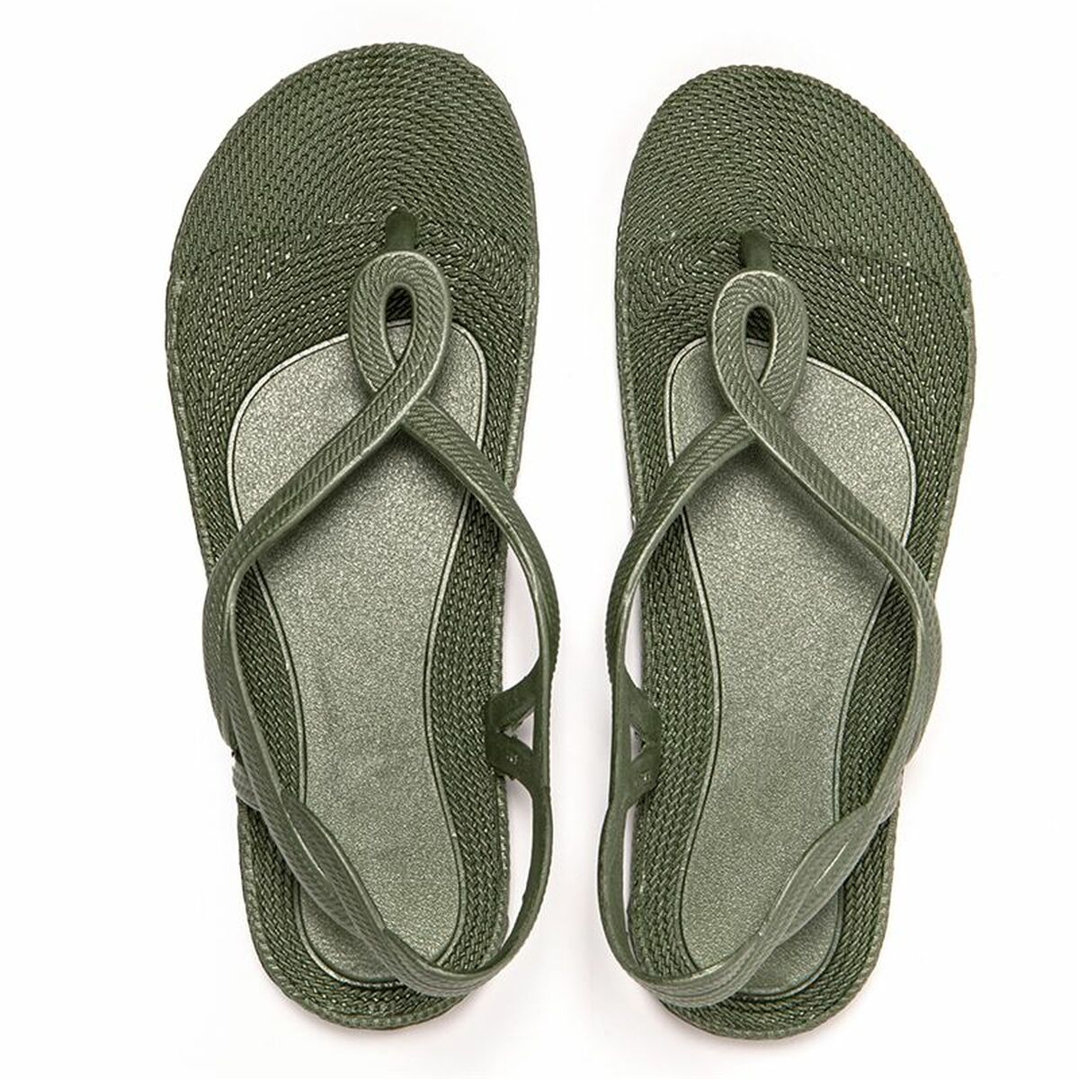 Women’s Flip Flops Brasileras Antalya Military Yellow