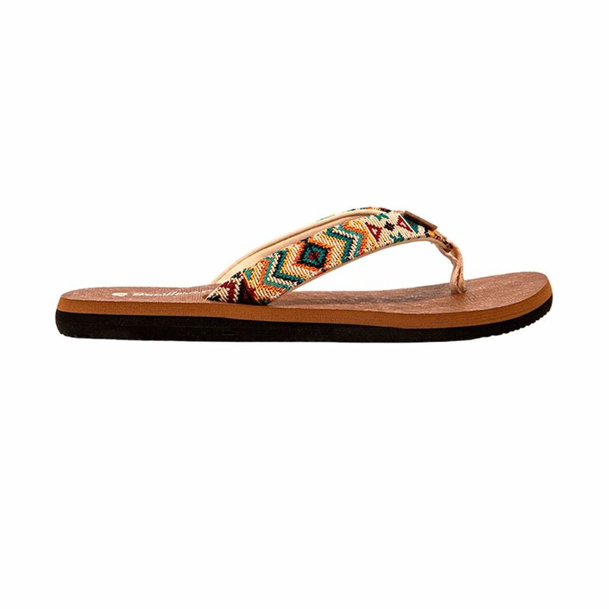 Women’s Flip Flops Brasileras Inca Brown