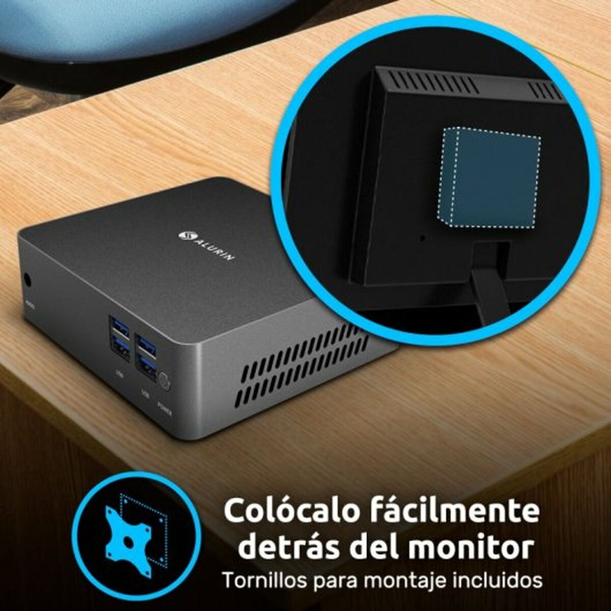 Mini PC Alurin Intel Celeron N4500 Mini PC Alurin Intel Celeron N4500
