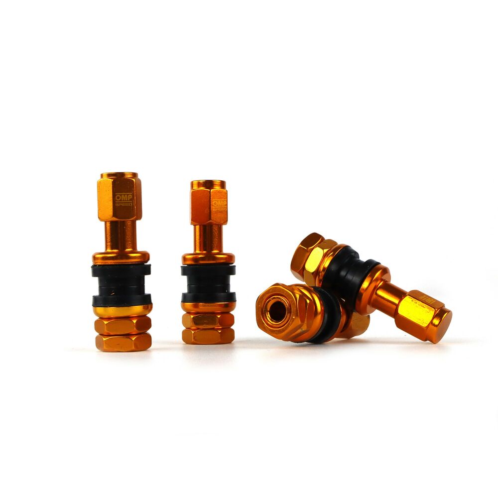 Valve OMP Aluminium Yellow 4 uds Valve OMP Aluminium Yellow 4 uds