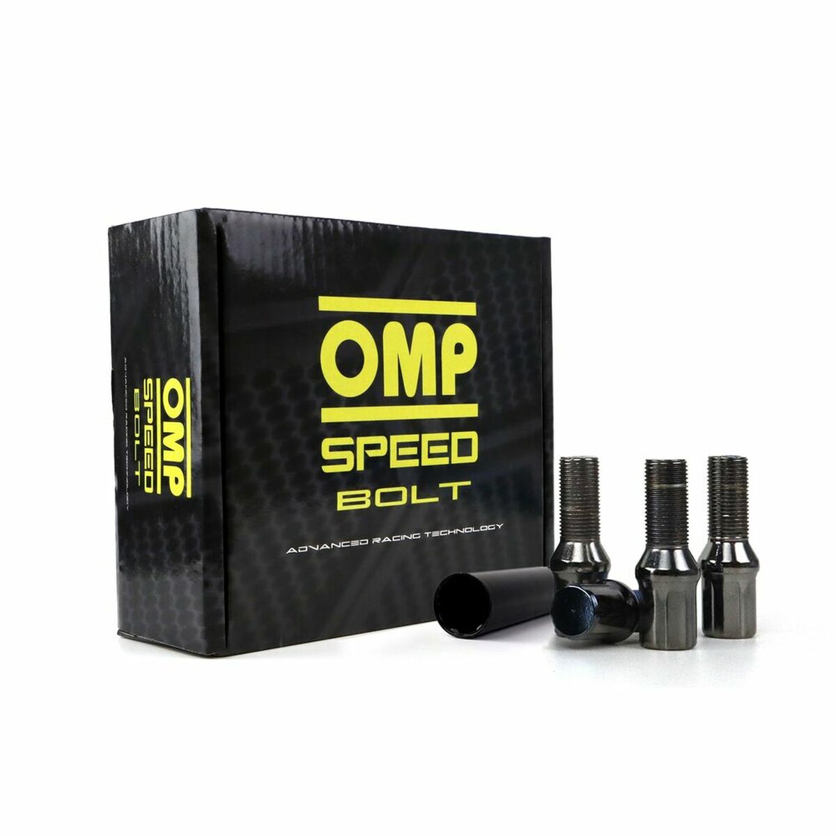 Set Nuts OMP 27 mm Anthracite 20 uds M12 x 1,25 Set Nuts OMP 27 mm Anthracite 20 uds M12 x 1,25