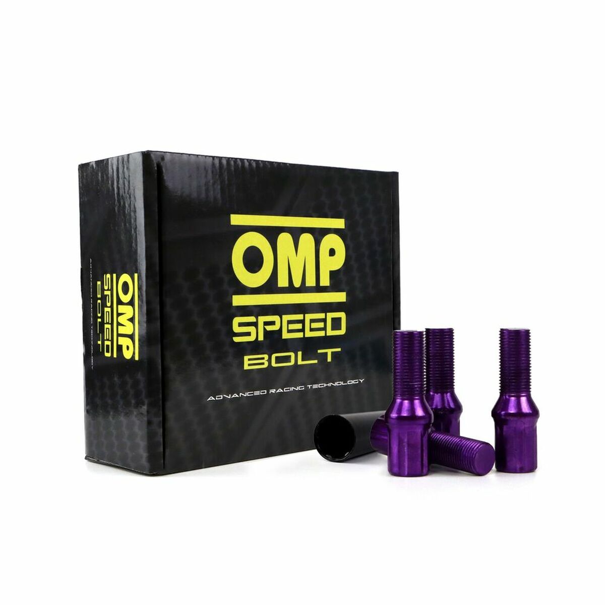Set Nuts OMP 27 mm Violet 20 uds M12 x 1,50 Set Nuts OMP 27 mm Violet 20 uds M12 x 1,50