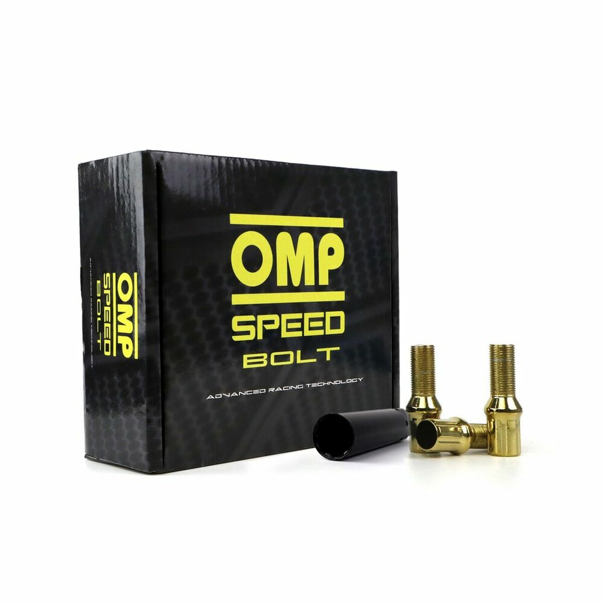 Set Nuts OMP 27 mm Yellow 20 uds M12 x 1,50 Set Nuts OMP 27 mm Yellow 20 uds M12 x 1,50