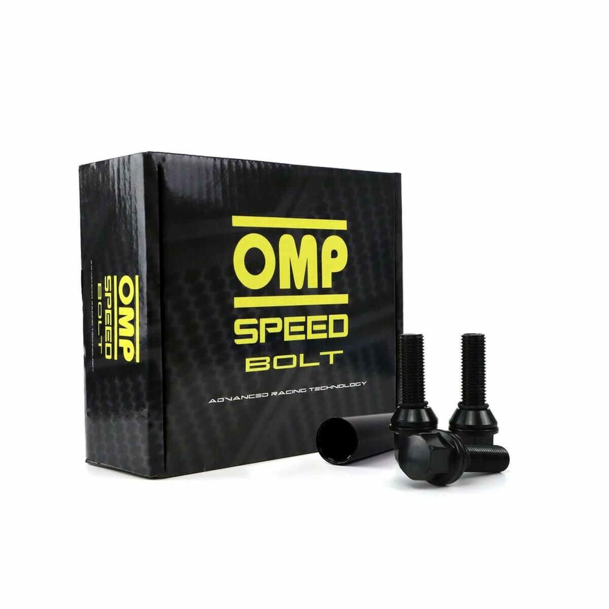 Set Nuts OMP 27 mm Black 20 uds M14 x 1,25 Set Nuts OMP 27 mm Black 20 uds M14 x 1,25