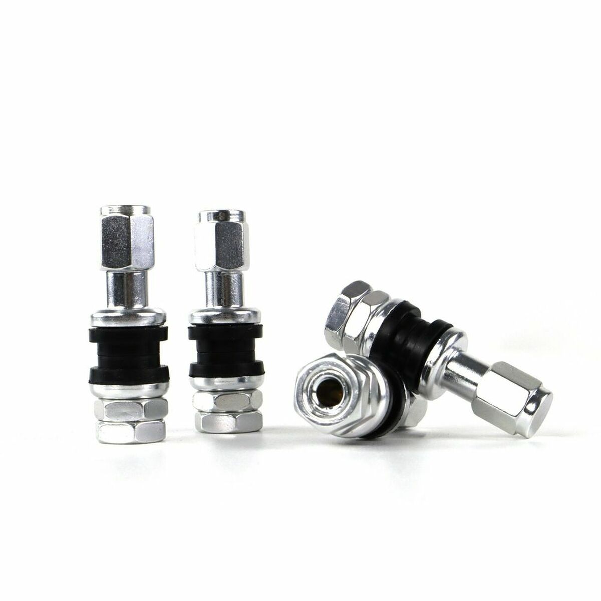 Valve OMP Silver Aluminium 4 uds Valve OMP Silver Aluminium 4 uds