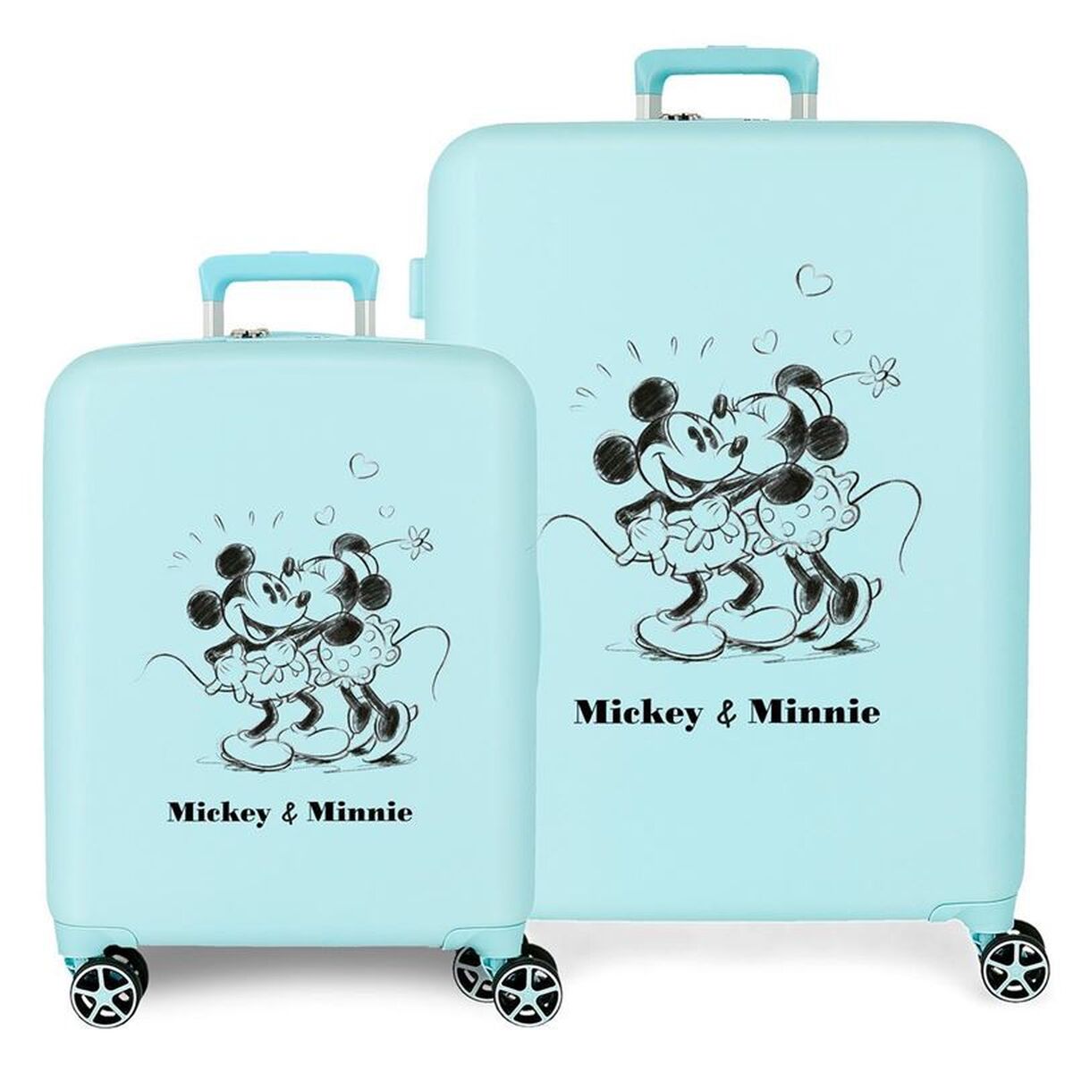Set of suitcases Disney Mickey & Minnie Multicolour Set of suitcases Disney Mickey & Minnie Multicolour
