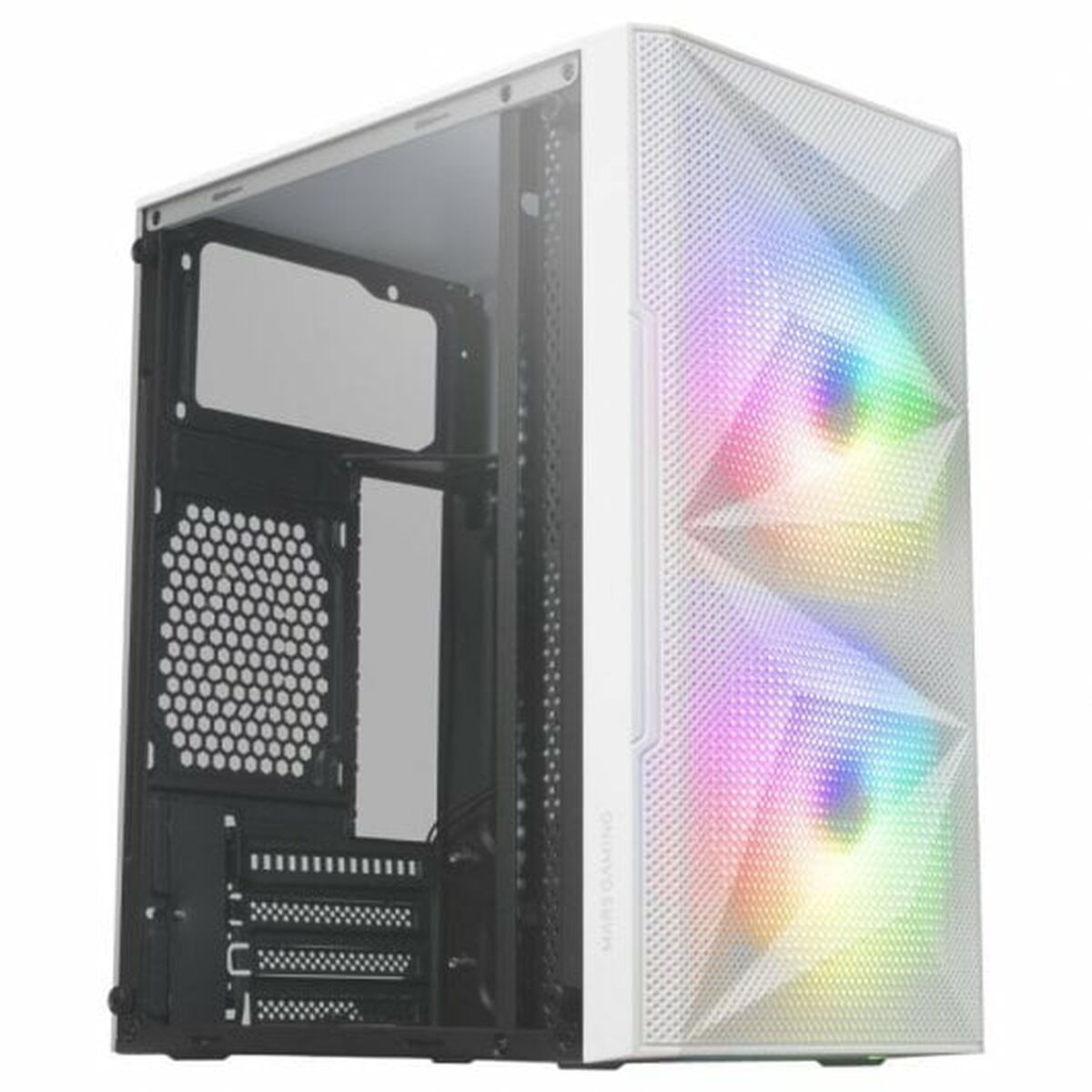 ATX Semi-tower Box Mars Gaming MCMEW White ATX Semi-tower Box Mars Gaming MCMEW White