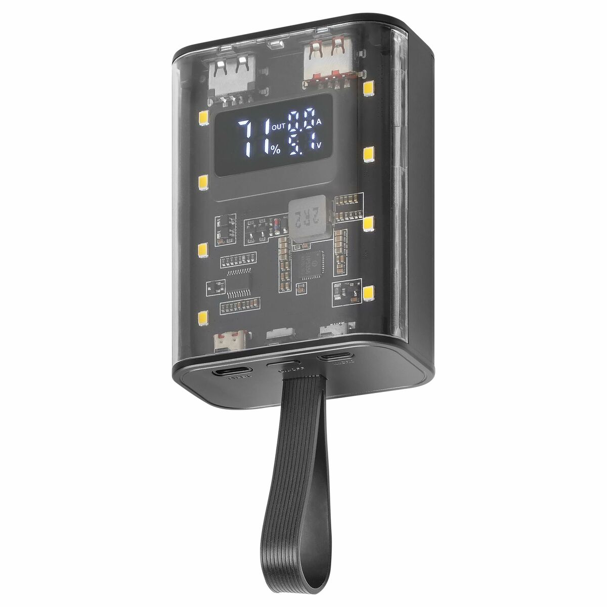 Powerbank Mars Gaming MPK10K Black 10000 mAh Powerbank Mars Gaming MPK10K Black 10000 mAh