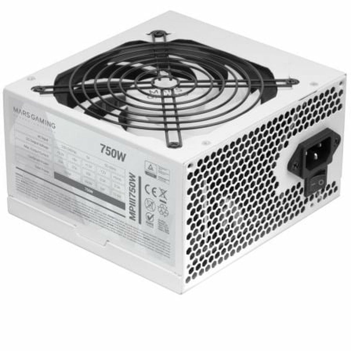 Power supply Mars Gaming MPIII750W ATX 750 W Power supply Mars Gaming MPIII750W ATX 750 W