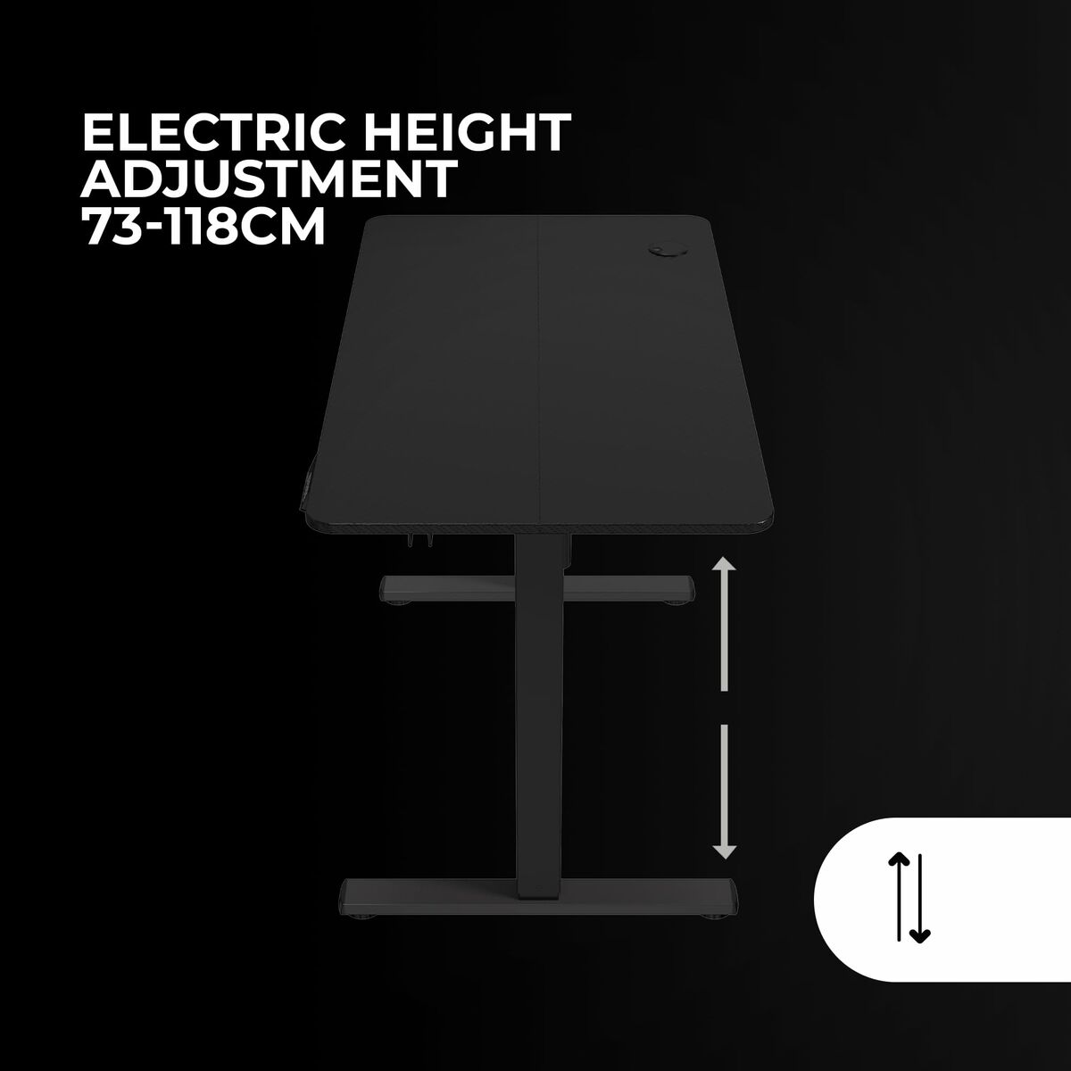 Desk Gaming Mars Gaming ERGO Black