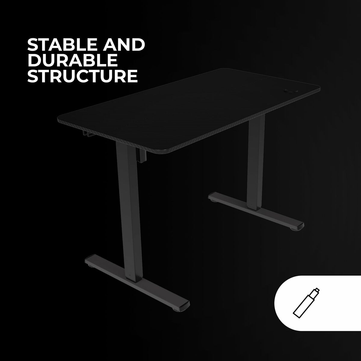 Desk Gaming Mars Gaming ERGO Black