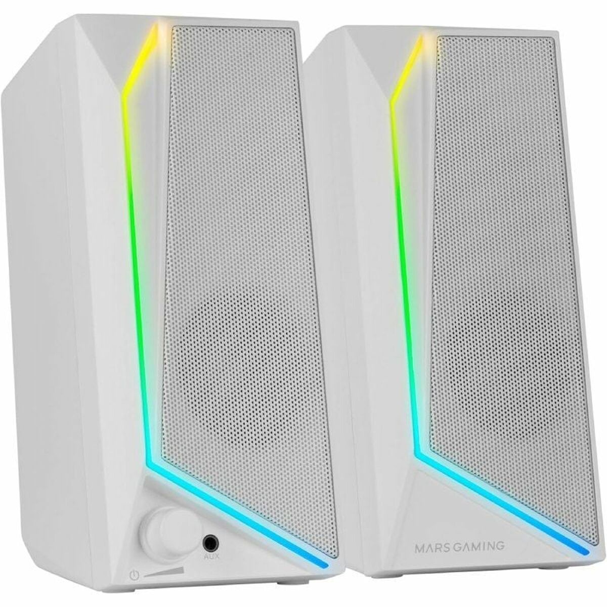 PC Speakers Mars Gaming MS72W White 15 W 4 W PC Speakers Mars Gaming MS72W White 15 W 4 W
