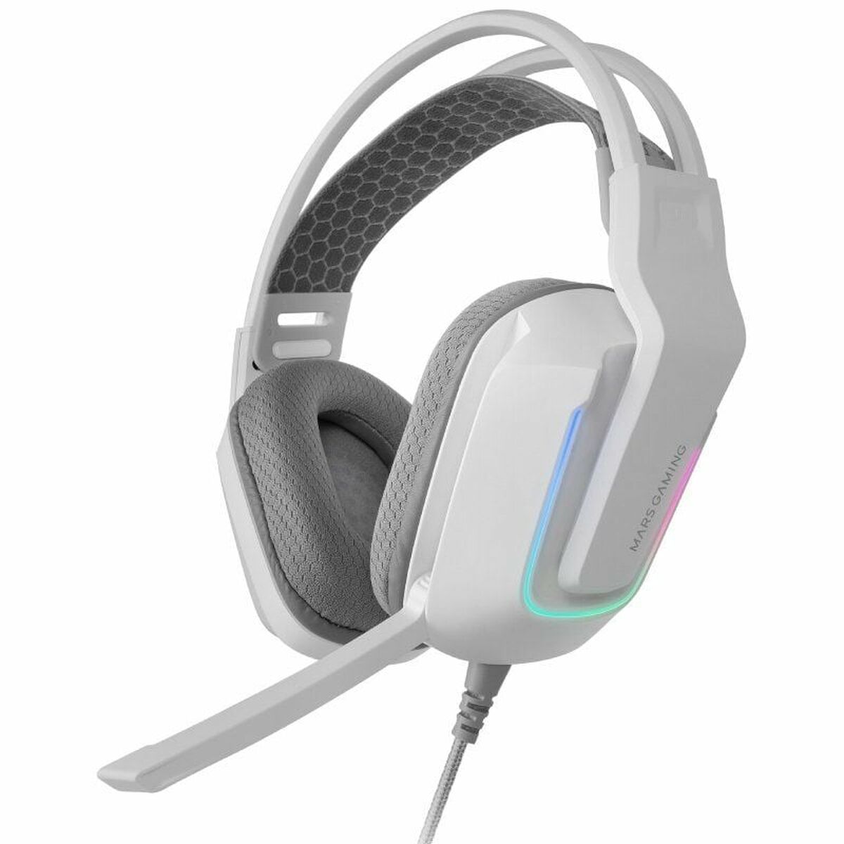Gaming Headset with Microphone Mars Gaming MH-Strike White Gaming Headset with Microphone Mars Gaming MH-Strike White