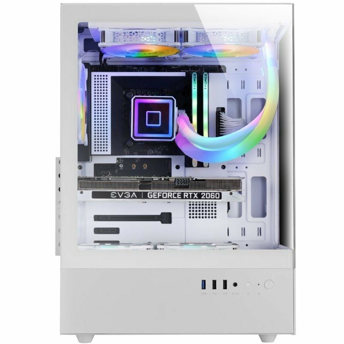 ATX Semi-tower Box Mars Gaming MCXOW White
