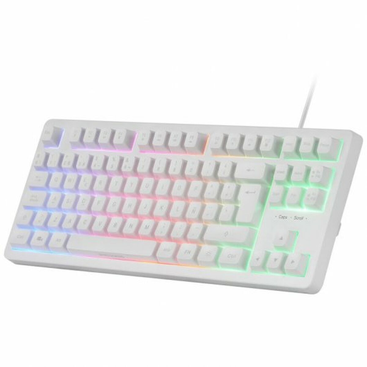 Keyboard and Mouse Mars Gaming MCPRGB3WES White