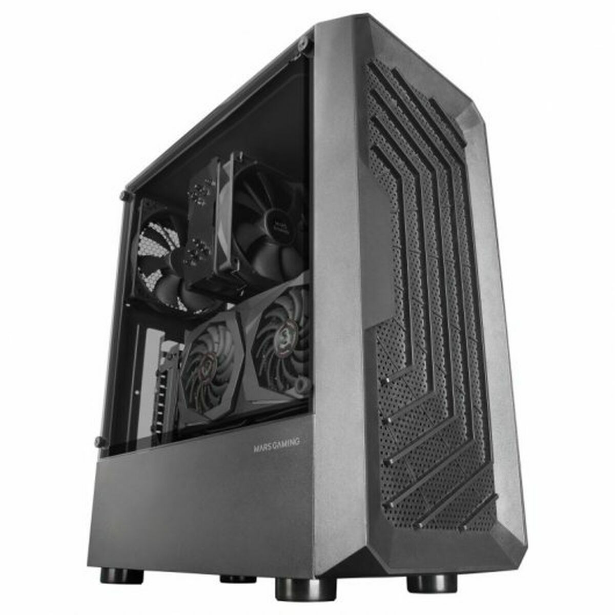 ATX Semi-tower Box Mars Gaming MC2000 Black