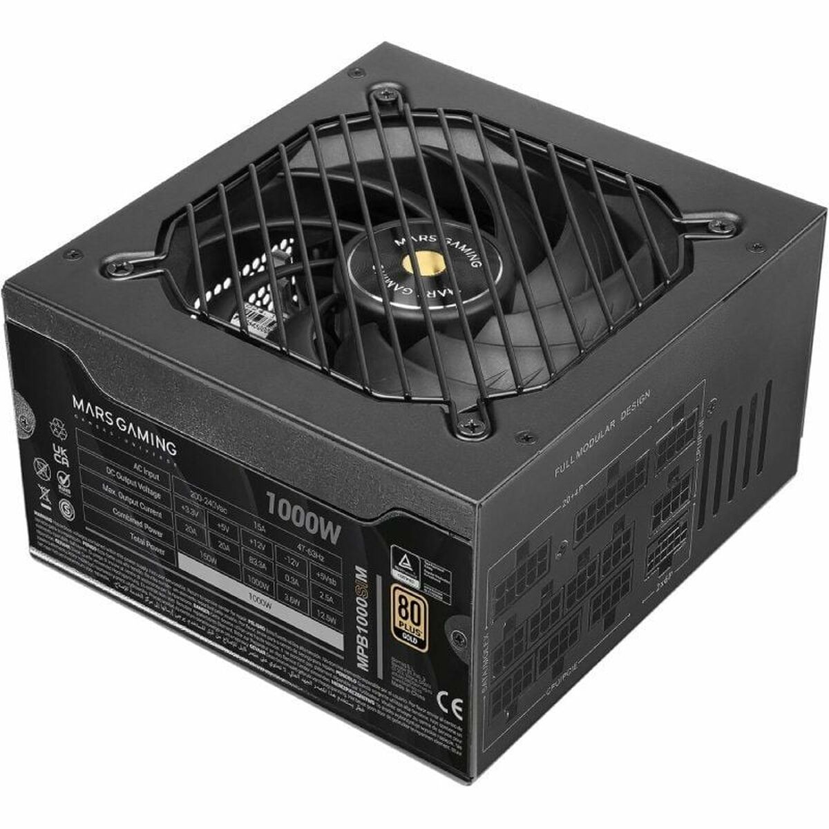 Power supply Mars Gaming MPB1000SIM ATX 1000 W 80 Plus Gold