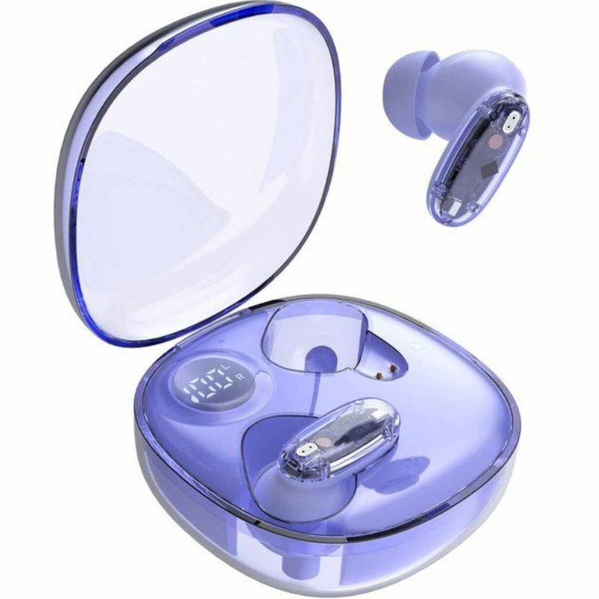 Wireless Earphones with Charging Case Mars Gaming Purple